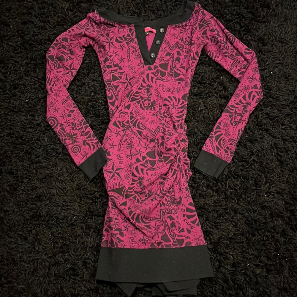 Vintage Betsey Johnson Lycra dress